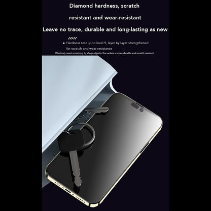 Anank 1X Reinforced Anti-Fingerprint Screen Protector for Apple iPhone 16 Pro Max, Tempered Glass, Full Glue, 2.5D, Black