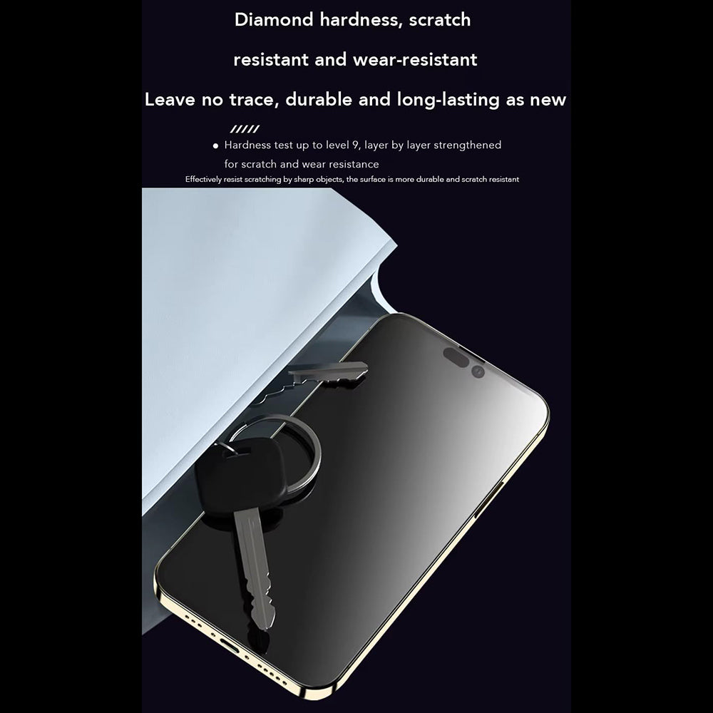 Anank 1X Reinforced Anti-Fingerprint Screen Protector for Apple iPhone 16, Tempered Glass, Full Glue, 2.5D, Black