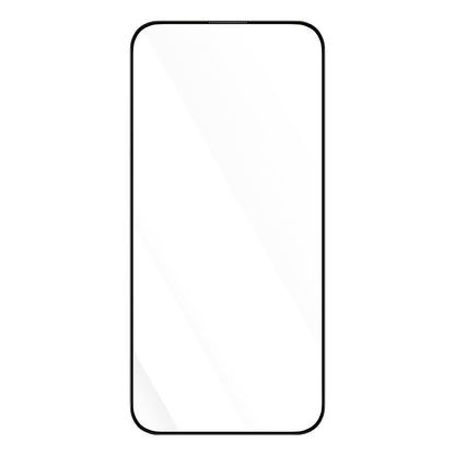 Blueo Anti-Dust HD Screen Protector Film for Apple iPhone 16 Plus / 15 Plus, Tempered Glass, Full Glue, Black