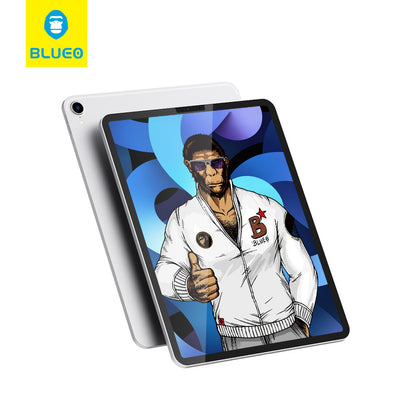 Blueo Screen Protector Film for Apple iPad 10.2 (2021) / 10.2 (2020) / 10.2 (2019), Tempered Glass, Full Glue