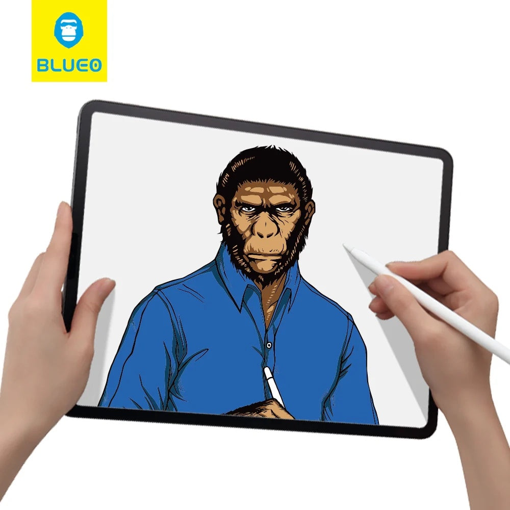 Blueo Special Writing Screen Protector for Apple iPad 10.2 (2021) / 10.2 (2020) / 10.2 (2019), Plastic