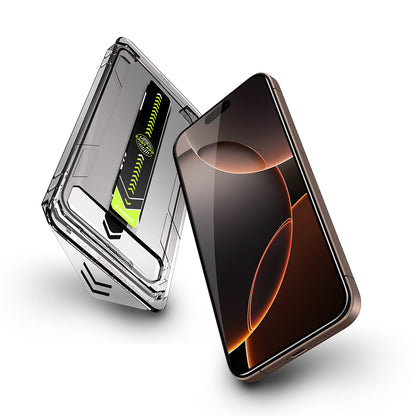 Techsuit TitanGlass Screen Protector for Apple iPhone 17 Air, Tempered Glass, Full Glue, Black