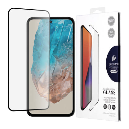 DUX DUCIS Screen Protector for Samsung Galaxy M35, Tempered Glass, Edge Glue, Black