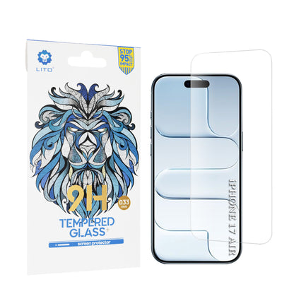 Lito Classic Screen Protector for Apple iPhone 17 Air, Tempered Glass, Full Glue, 2.5D