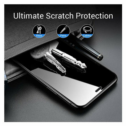 Lito HD Pro Clear Screen Protector for Samsung Galaxy A06 A065, Tempered Glass, Full Glue, Black