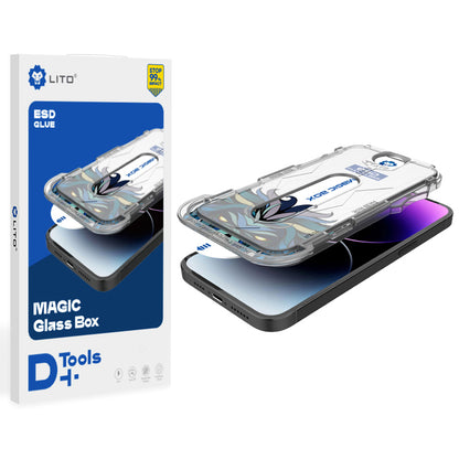Lito Magic Glass Box D+ Tools Screen Protector for Apple iPhone 11 Pro Max, Tempered Glass, Full Glue