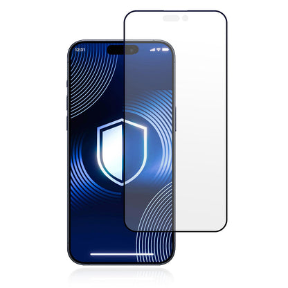 Matte Screen Protector 3MK HardGlass Max for Apple iPhone 17 Pro Max, Tempered Glass, Full Glue, Black