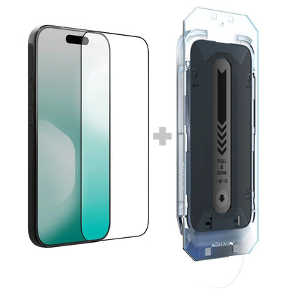 Nillkin CP+ Pro Screen Protector with Applicator for Apple iPhone 18 Pro / 17 Pro, Tempered Glass, Full Glue, Black