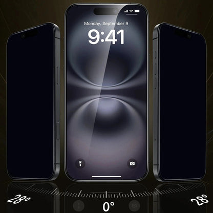 Privacy Screen Protector ESR UltraFit Armorite Pro for Apple iPhone 17 / 16 Pro, Tempered Glass, Full Glue, Set of 3 Pieces