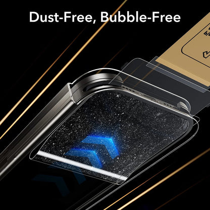 Privacy Screen Protector ESR UltraFit Armorite Pro for Apple iPhone 17 Pro Max, Tempered Glass, Full Glue, Set of 3 Pieces