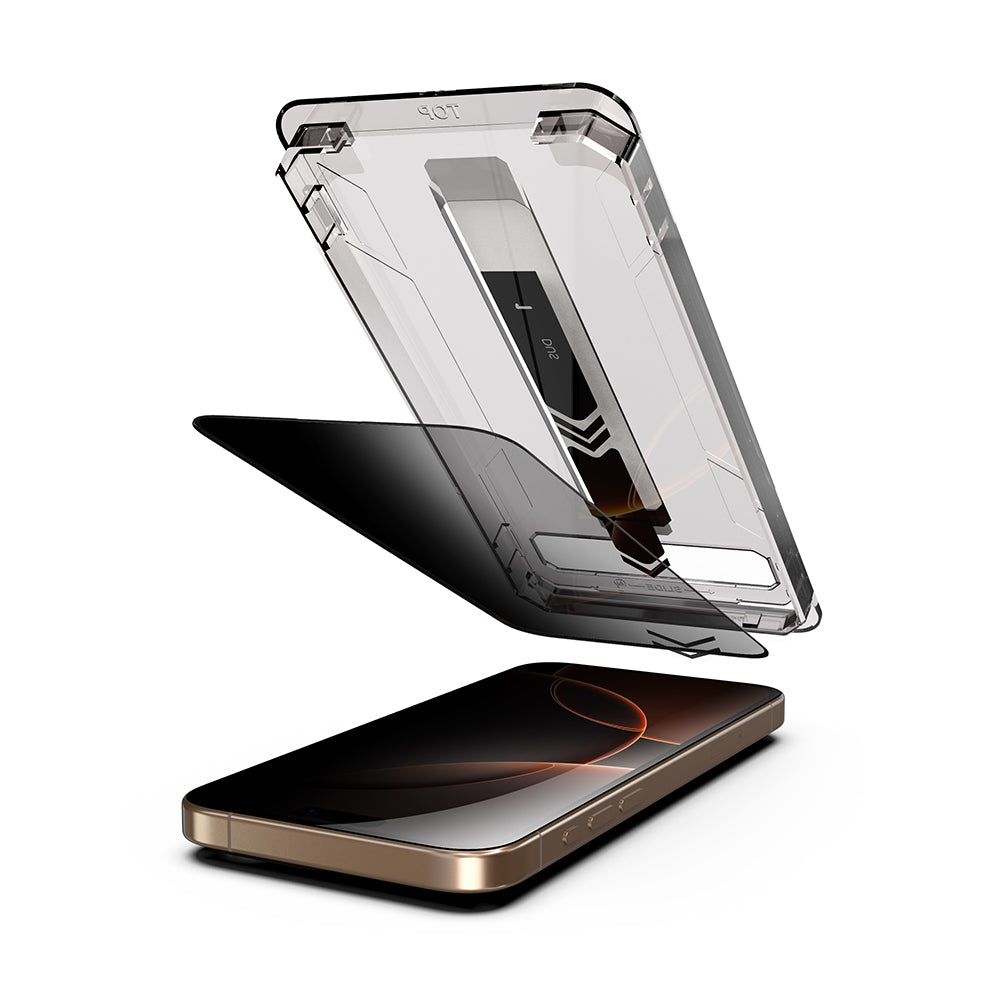 Privacy Screen Protector Techsuit TitanGlass for Apple iPhone 14 Plus / 13 Pro Max, Tempered Glass, Full Glue, Set of 2 pieces