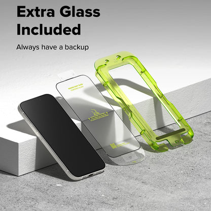 Ringke Easy Slide Screen Protector for Apple iPhone 17 Air, Tempered Glass, Full Glue, Set of 2 pieces