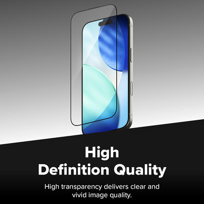 Ringke Easy Slide Screen Protector for Apple iPhone 17 Air, Tempered Glass, Full Glue, Set of 2 pieces
