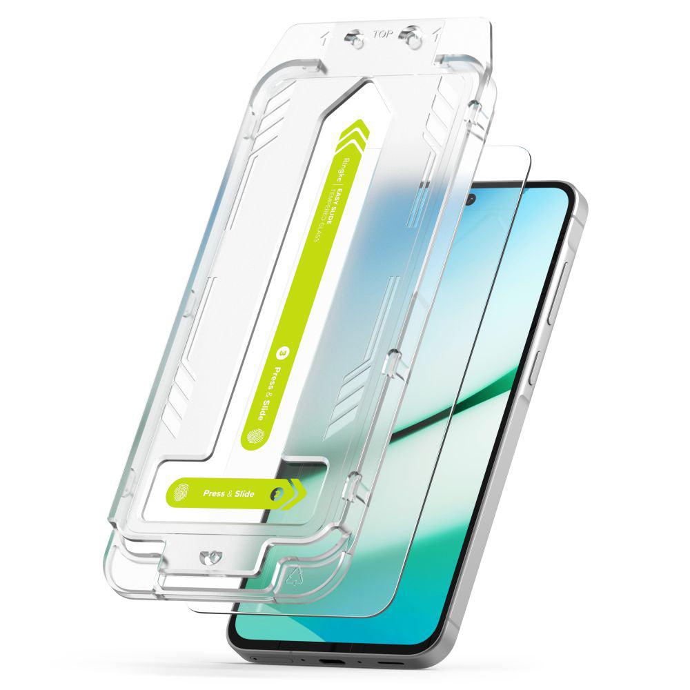 Ringke Easy Slide Screen Protector for Samsung Galaxy A36 A366, Tempered Glass, Full Glue, Set of 2 pieces