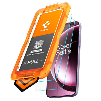 Spigen GlastR AlignMaster S Screen Protector for OnePlus 15, Tempered Glass, Full Glue, Set of 2 pieces AGL11333