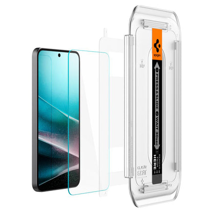 Spigen GlastR EZ FIT Screen Protector for Samsung Galaxy A36 A366, Tempered Glass, Full Glue, Set of 2 pieces AGL09202