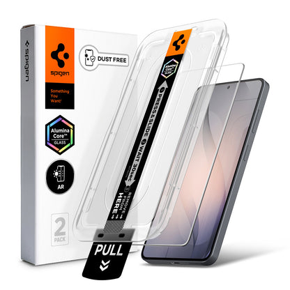 Spigen GlastR EZ FIT Pro HD Anti-Reflection Screen Protector for Samsung Galaxy S26 S942, Tempered Glass, Full Glue, Set of 2 pieces AGL11092