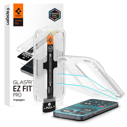 Spigen GlastR EZ FIT Pro Screen Protector for Nothing Phone (4a) Pro, Tempered Glass, Full Glue, Set of 2 pieces AGL11681