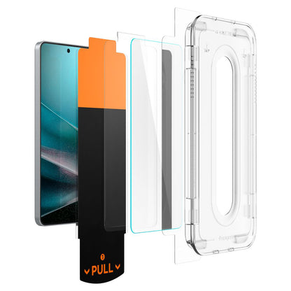 Spigen GlastR EZ FIT Pro Screen Protector for Samsung Galaxy S25 Edge S937, Tempered Glass, Full Glue