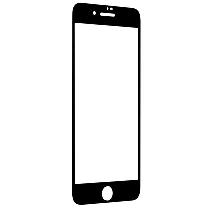 Techsuit Screen Protector Film for Apple iPhone 8 Plus / 7 Plus, Tempered Glass, Full Glue, 111D, Black