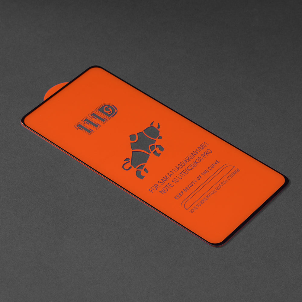 Techsuit Screen Protector Film for Xiaomi 12T / 12T Pro, Tempered Glass, Full Glue, 111D, Black