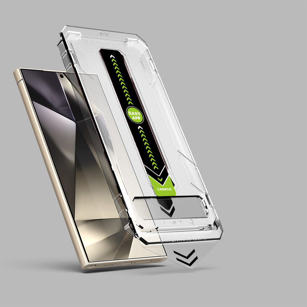 Techsuit TitanGlass CrystalHD Screen Protector for Samsung Galaxy S24 Ultra S928, Tempered Glass, Full Glue