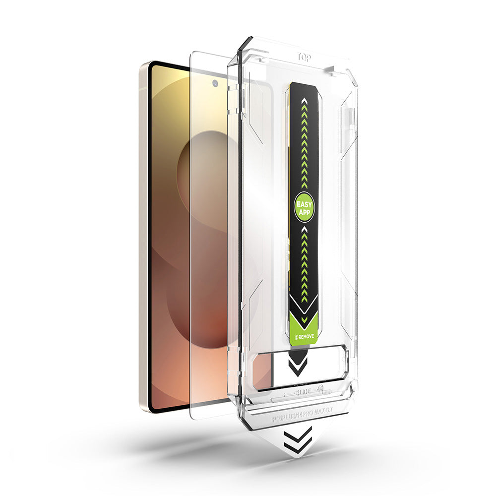 Techsuit TitanGlass CrystalHD Screen Protector for Samsung Galaxy S25 S931 / S24 S921, Tempered Glass, Full Glue