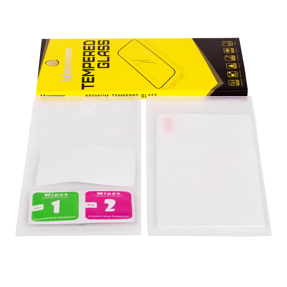 WZK Screen Protector Film for Apple iPhone SE (2022) / SE (2020) / 8, Tempered Glass, Full Glue, 5D, Black
