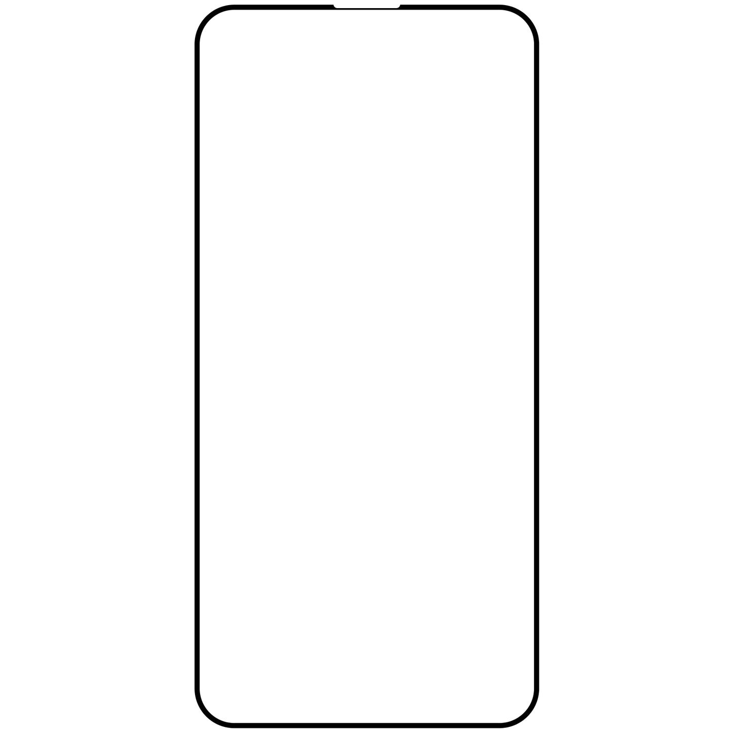 OEM Screen Protector for Apple iPhone 13 Pro Max, Glass Secure, Full Glue, 21D, Black