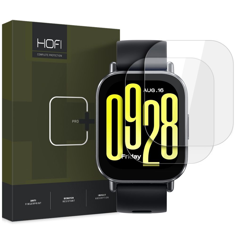 HOFI Glass PRO+ Protective Film for Xiaomi Redmi Watch 5 Active, Set of 2 pieces, Tempered Glass