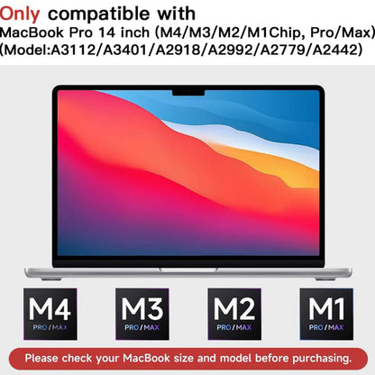 Matte Anti Blue Light Screen Protector Techsuit VisionProX for Apple MacBook Pro 14inch (2024), Plastic