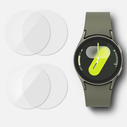 Ringke R6 Protective Film for Samsung Galaxy Watch7 44mm, Set of 4 Pieces, Tempered Glass