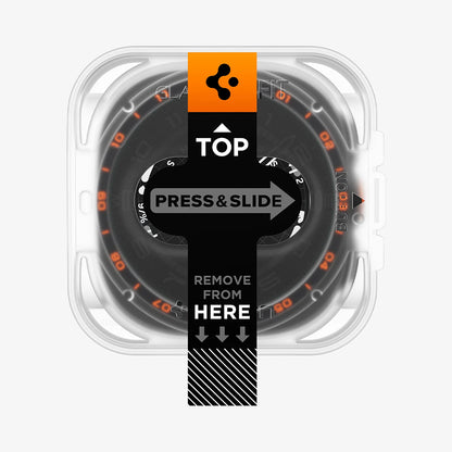 Spigen GlastR EZ FIT Protective Film for Samsung Galaxy Watch Ultra2, Tempered Glass, Set of 2 pieces AGL11758