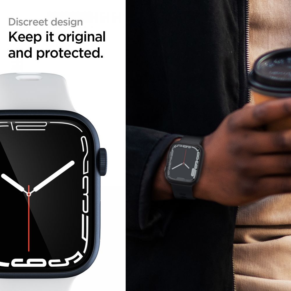 Spigen Neo Flex Protection Film for Apple Watch 45mm / 44mm / 42mm Series, Set of 3 pieces, Plastic AFL04049