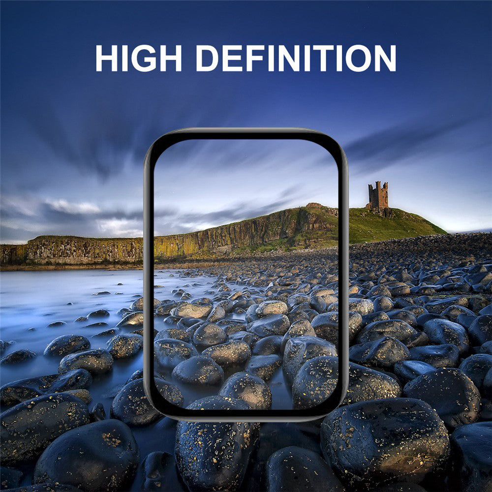 Techsuit Nano Flex Protection Film for Google Pixel Watch 4 45mm, Set of 2 pieces, Plastic, Black