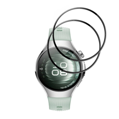 Techsuit Nano Flex Protection Film for Huawei Watch 5 42mm, Set of 2 Pieces, Plastic, Black