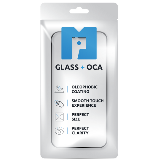 Screen Glass + OCA MP compatible with Samsung Galaxy S25 Ultra S938, Black