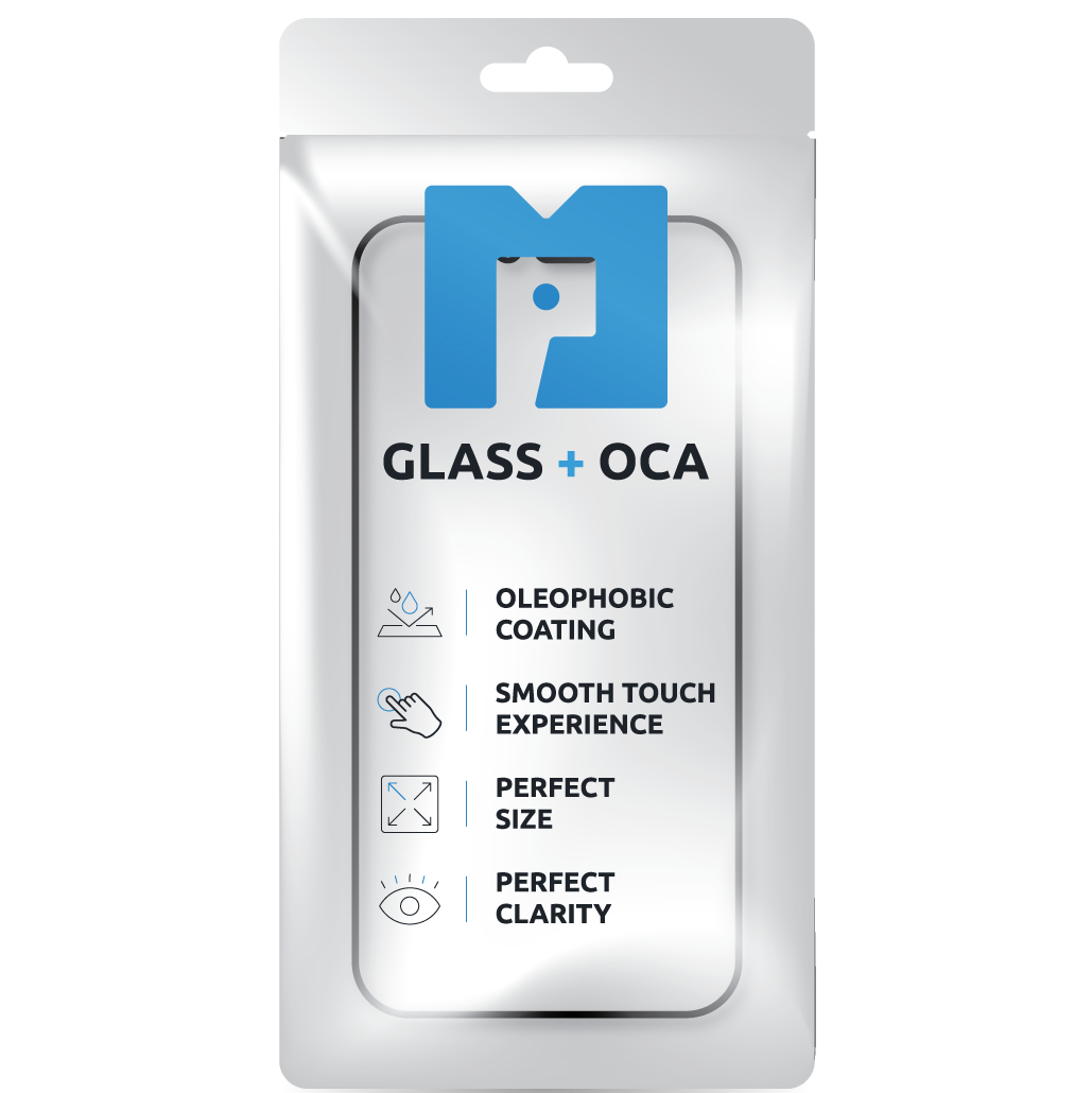 Screen Glass + OCA MP compatible with Samsung Galaxy S26 S942, Black