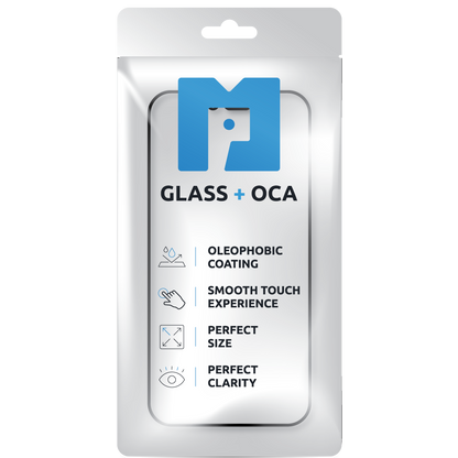 Screen Glass + OCA MP compatible with Samsung Galaxy S26 S942, Black