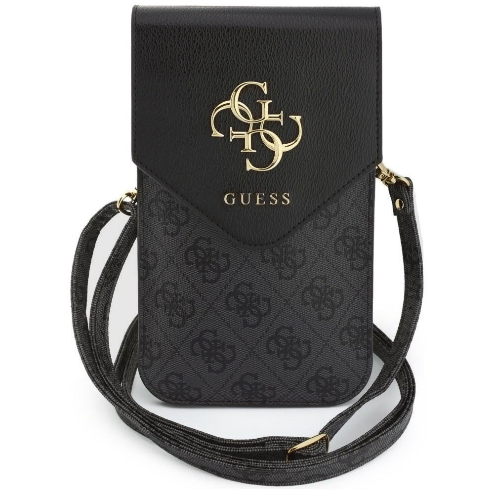 Universal Phone Bag, Guess, 4G Grained Classic Logo, Black