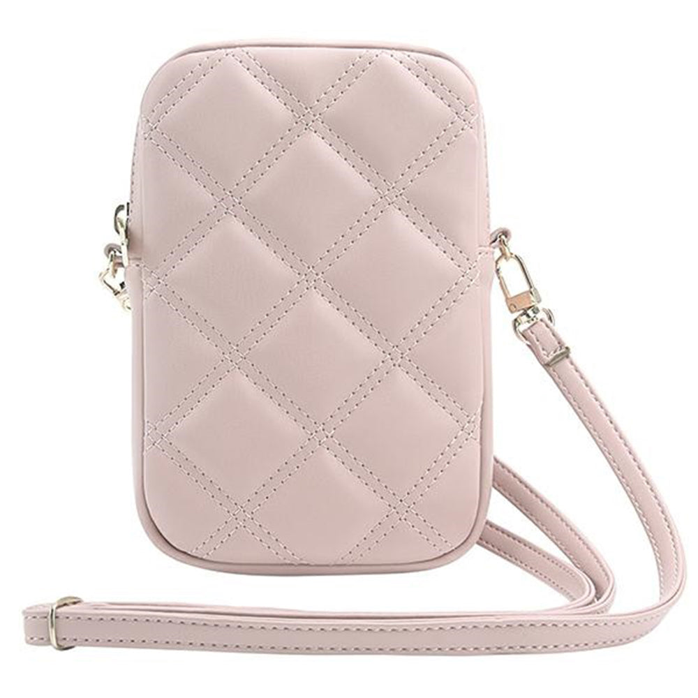 Universal Phone Bag, Guess, Quilted 4G, Pink