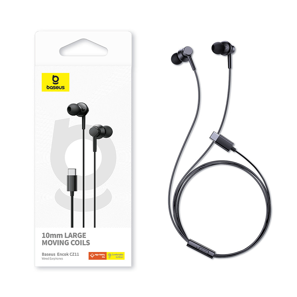 Handsfree USB-C Baseus Encok CZ11, Black A00164300113-Z1