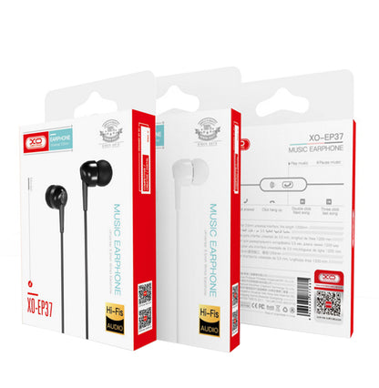 Handsfree 3.5mm XO Design EP37, Black