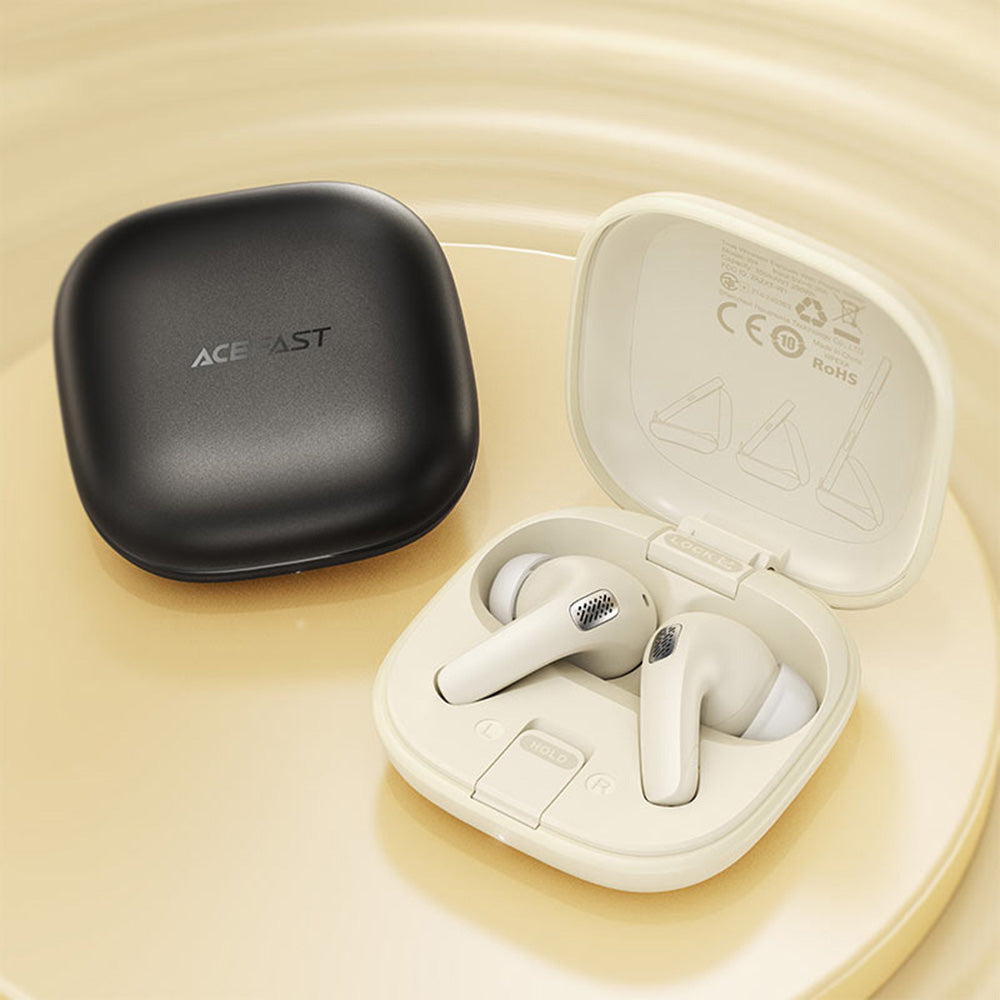 Acefast W4 Bluetooth Handsfree, TWS, Beige