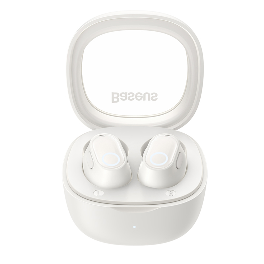 Handsfree Bluetooth Baseus Bowie WM02, TWS, White, Resaled NGTW370202