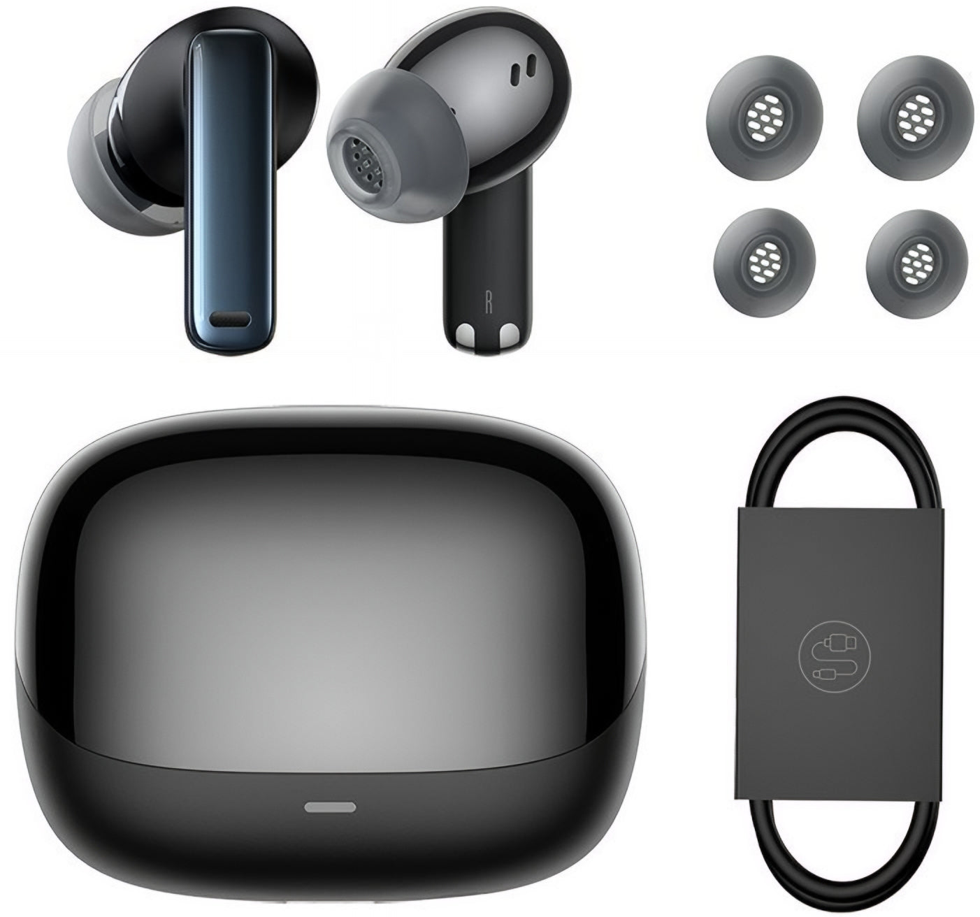 Baseus Bowie M2s Bluetooth Handsfree, TWS, ANC, Black NGTW350101