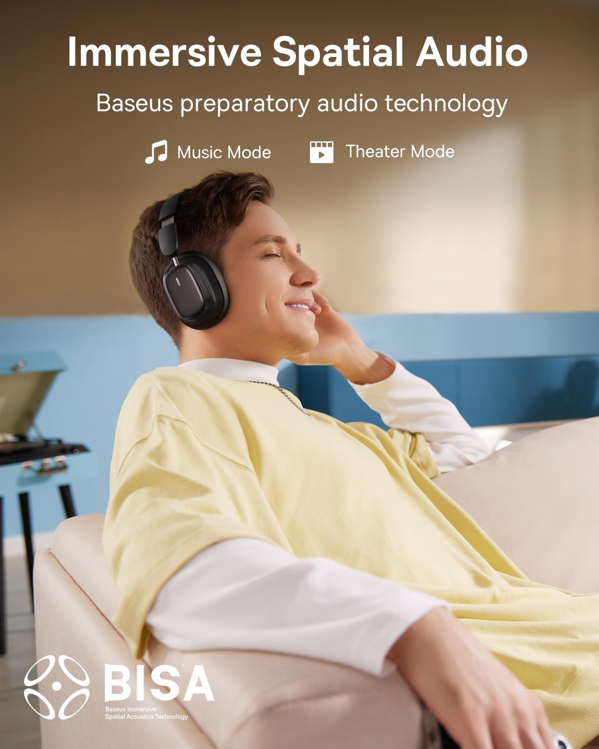Baseus H1i Bluetooth Handsfree, A2DP, ANC, Black A00050402113-00