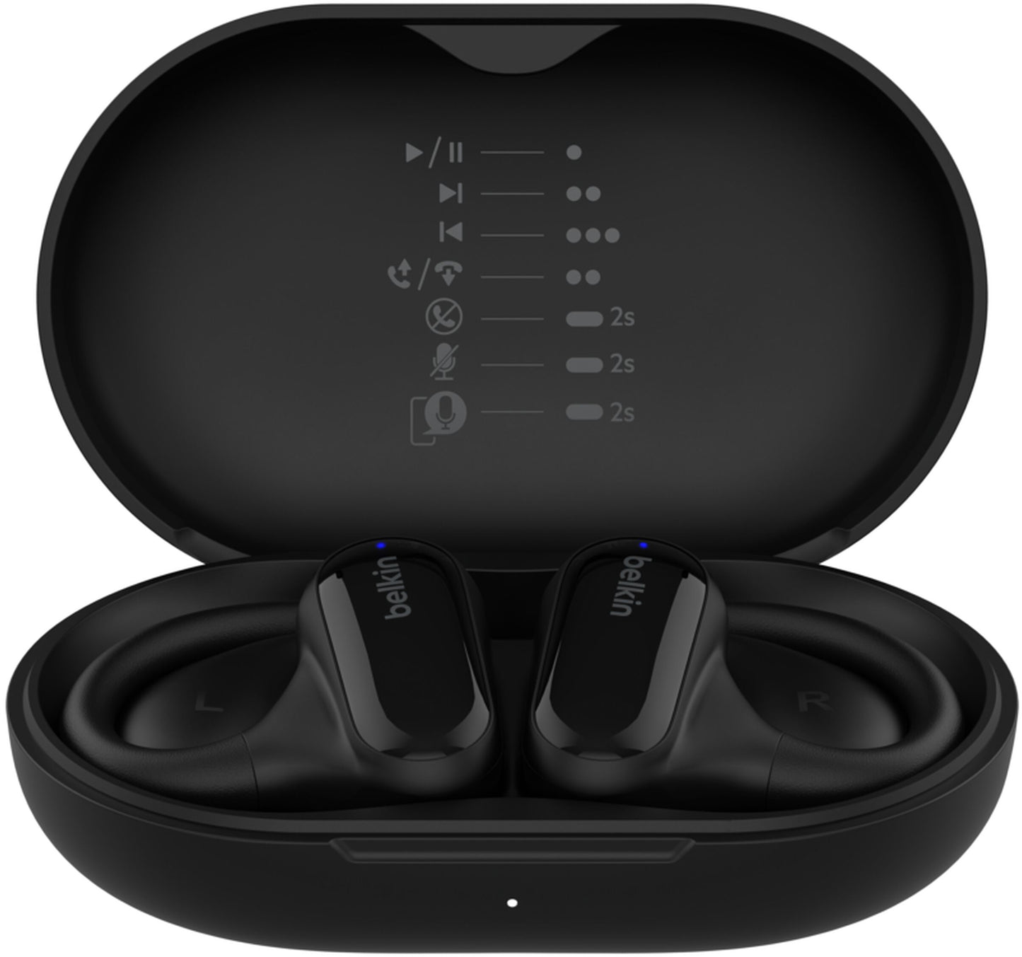 Handsfree Bluetooth Belkin SoundForm ClearFit, TWS, Multipoint, Black AUC013ctBK