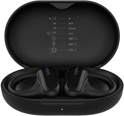 Handsfree Bluetooth Belkin SoundForm ClearFit, TWS, Multipoint, Black AUC013ctBK