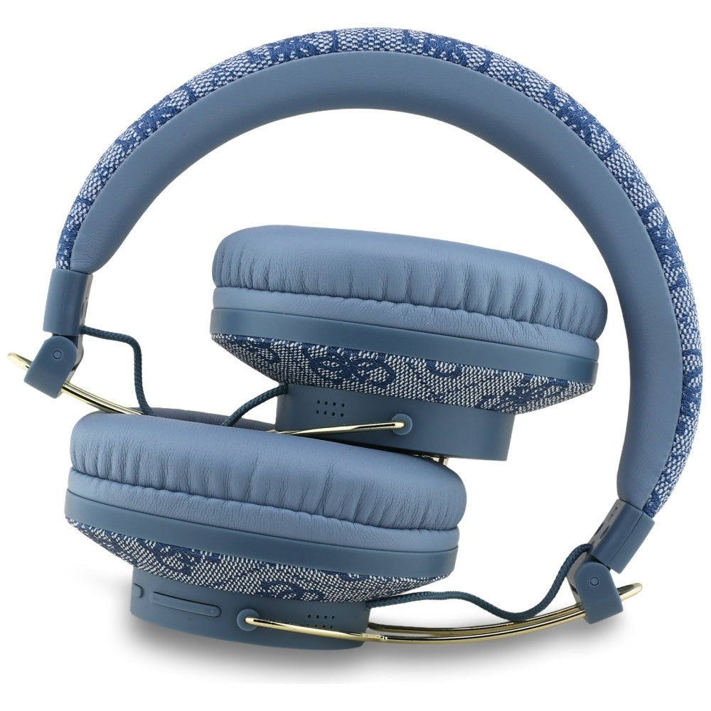 Handsfree Bluetooth Guess 4G Metal Logo, A2DP, Blue